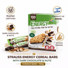 Strauss Energy Cereal Bars with Dark Chocolate & Nuts – 6 Snack Bars (144g) – Whole Grain Energy Snack – Product of Israel