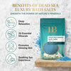 Dead Sea Bath Salts Lavender 500g – Mineral Rich Bath Soak for Relaxation, Skin Care & Daily Bathing – Aromatherapy Inspired Spa Bath Salt for Home Use