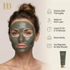 H&B Dead Sea Purifying Mud Mask – Deep Cleansing Face Mask with Dead Sea Minerals, Unisex