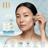 Age Defying Peptides Ampoules Anti Aging Serum with Hyaluronic Acid Firming Wrinkle Reducing Collagen Boosting Treatment Dead Sea Minerals Single Use