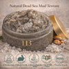 H&B Foaming Mud Sorbet Exfoliating Body Scrub With Dead sea salt and Body Oils- Coconut oil, Argan Oil- Shower scrub, Foot scrub Paraben Free - 450gr - Dead Sea Minerals