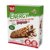 Strauss Energy Cereal Bars – Milk Chocolate with Hazelnut Pieces & Pesek Zman Cream – 6 Snack Bars (198g) – 140 Calories per Bar – Product of Israel