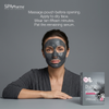 c Charcoal Detoxifying & Purifying Sheet Face Mask with Activated Charcoal, Dead Sea Minerals & Red Algae – Deep Cleansing & Pore Care – For All Skin Types