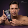 SPApharma Men Facial Gel Cleanser with Purifying Charcoal, Blueberry Extract & Dead Sea Minerals – 150 ml / 5.07 fl oz
