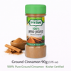 Ground Cinnamon 90g (3.15 oz) – 100% Pure Cinnamon Spice by Ta’am Vareach – Warm & Sweet Flavor – Perfect for Baking, Desserts & Cooking – Kosher Certified
