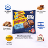 Elite Mini Pesek Zman Chocolate Bars – No Added Sugar – 220g Bag | Mini Chocolate Wafer Bites | Kosher | Imported from Israel