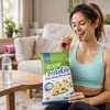 Strauss Energy Triangles Salt Snack – Made with Chickpeas, Rice & Lentils | 133 Calories | Crunchy Plant-Based Snack | 30g Bags | Bundle of 3 | Made in Israel