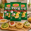 Osem Prichonim Corn Rice Cakes – Light Crunchy Corn Snack – Only ~8 Calories Per Cake – Product of Israel – Pack of 3 (80g Each)