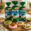 Osem Prichonim Whole Grain Rice Cakes – 100% Brown Rice – Light Crunchy Snack – Only ~30 Calories Per Cake – Product of Israel – Pack of 3 (140g Each)