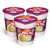 Osem Mana Hama Italian Style Pasta Alfredo, 60g Cups, Bundle of 3, Instant Creamy Pasta Meal, Quick & Easy Israeli Ready Meal, Kosher