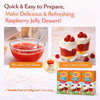 Osem Raspberry Jelly Mix – Bundle Pack of 3 Boxes (85g Each) Instant Jelly Dessert Mix Kosher Badatz Total 255g