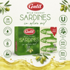 Galil Wild Caught Sardines in Olive Oil, Premium Mediterranean Sardines, Rich in Omega-3 & Protein, Kosher, Pack of 3 (4.4 oz Each)