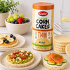 Galil No Salt Thin Corn Cakes, 3.5 oz (100g) – Bundle of 3, Gluten Free Corn Snacks, Vegan, Non-GMO, Kosher Certified