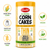 Galil Thin Corn Cakes with a Touch of Sea Salt, 3.5 oz (100g) – Bundle of 3, Gluten Free Corn Snacks, Vegan, Non-GMO, Kosher Certified
