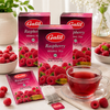 Galil Raspberry Herbal Tea, Bundle of 3 Boxes – 60 Individually Enveloped Tea Bags, Caffeine Free, Non-GMO, Kosher & Halal