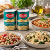 Galil Cannellini White Kidney Beans, 14 oz Cans, Premium White Beans, Ready to Eat, Non-GMO, Kosher & Halal Certified, Product of Spain – Pack of 2