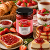 Galil Strawberry Preserve, 13 oz (370g), Extra Fruit Strawberry Jam, Non-GMO, Kosher & Halal Certified, Product of Bulgaria