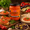 Galil Pepper & Eggplant Bruschetta Ajvar Spread, Mild, 19 oz (540g), Non-GMO, Gluten Free, Vegan, Kosher & Halal Certified, Product of Bulgaria