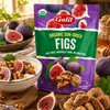 Galil Organic Sun-Dried Figs, 3.5 Oz (100g) – USDA Organic Dried Figs, Naturally Dark, No Additives, Non-GMO, Star-K Kosher, Product of Turkey