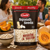 Galil Roasted & Salted Squash Seeds, 6 Oz (170g) – Crunchy Roasted Seed Snack, Resealable Bag, Kosher & Halal Certified, Product of USA