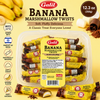 Galil Banana Marshmallow Twists Tray, 12.3 Oz (350g) – Soft Banana-Flavored Marshmallow Candy Twists, Individually Wrapped, Kosher BDTZ, Product of Israel