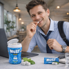 Must Sugar Free Peppermint Gum Cubes Jar – 58g (Pack of 3) | Refreshing Peppermint Flavor Chewing Gum Cubes | Kosher | Imported from Israel