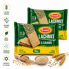 Osem Lachmit 5 Grains Crispbread Crackers – Whole Grain Israeli Crispbread with Sesame – Crunchy Healthy Snack – Product of Israel – 2 Pack (190g Each)