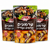 Naiman Roasted & Peeled Chestnuts – Ready to Eat Chestnuts – Natural Snack – Kosher Product of Israel – Pack of 3 (100g Each)