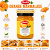 Galil Orange Marmalade, 13 oz (370g), Extra Fruit Orange Preserve, Non-GMO, Kosher & Halal Certified, Product of Bulgaria