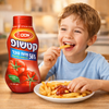 Osem Reduced Sugar Ketchup 56% Less Sugar – Tomato Ketchup – 690g Bottle – Israeli Condiment – Rich Tomato Flavor – Imported From Israel