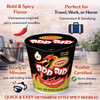 Osem Mana Hama Vietnamese Style Spicy Noodles Cup, 75g Cups, Bundle of 3, Instant Spicy Noodle Meal, Israeli Instant Noodles, Quick & Easy Ready Meal, Kosher