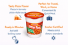 Osem Mana Hama Instant Pasta in Pizza Sauce, 61g Cups, Bundle of 3, Israeli Instant Pasta Meal, Quick & Easy Ready Meal, Kosher