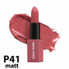 CARELINE Color Code Lipstick – Hyaluronic Acid Enriched Lipstick | Matte or Shiny Finish | Long-Lasting Hydrating Lip Color | Magnetic Case | 20 Shades