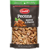 Galil Raw Pecan Halves & Pieces, 6 Oz (170g) – Premium Raw Pecans, Resealable Bag, Kosher & Halal Certified, Product of USA