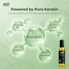 Natural Formula Keratin Intense Serum – Pure Keratin Repair Serum for Straightened & Heat-Styled Hair – Strengthens, Smooths & Enhances Shine – Salt Free Formula – 145 ml / 4.8 fl oz