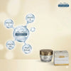 Mon Platin Gold Edition Premium Firming Eye & Neck Cream with Black Caviar & Golden Complex, Hyaluronic Acid, Peptides & Dead Sea Minerals, Anti-Aging Moisturizer, 50 ml