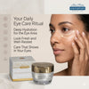 Mon Platin Gold Edition Premium Firming Eye & Neck Cream with Black Caviar & Golden Complex, Hyaluronic Acid, Peptides & Dead Sea Minerals, Anti-Aging Moisturizer, 50 ml