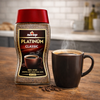 Elite Platinum Classic Freeze-Dried Instant Coffee 200g – 100% Premium Coffee, Rich & Aromatic Flavor, South American Blend, Kosher Certified