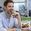 Strauss Energy Cereal Bars – Milk Chocolate Coated with Nut Pieces – 6 Snack Bars (168g) – 120 Calories per Bar – Product of Israel