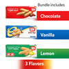 Man Wafers Variety Pack – Chocolate, Vanilla & Lemon Flavors – 3 Pack (200g Each) – Crispy Cream Filled Wafers – Kosher Snack – Imported From Israel