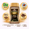 Elite Platinum Brazil Freeze-Dried Instant Coffee 200g – 100% Premium Coffee, Rich & Powerful Flavor, Brazilian Coffee Beans, Medium Roast, Kosher Certified
