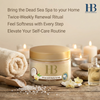 H&B Dead Sea Minerals Vanilla Exfoliating Body Scrub – Natural Salt Scrub with Essential Oils – Body Exfoliator for Smooth Radiant Skin – 15.87 oz