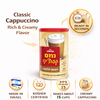 Elite Instant Cappuccino Classic Flavor 200g – Creamy Instant Coffee Mix Quick & Easy Preparation  Kosher Certified