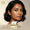 Golden Hydrogel Face Mask with Hyaluronic Acid Gold Dead Sea Minerals Firming Hydrating Anti Aging Glow Mask Aloe Vera Chamomile Skin Nourishing Mask