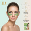 Hydrogel Eye Mask Cucumber & Hyaluronic Acid Under Eye Patches Puffiness Dark Circles Cooling Eye Mask Hydrating Eye Care Dead Sea Minerals Refreshing Mask
