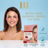 Hydrogel Eye Mask Cranberry & Hyaluronic Acid Under Eye Patches Dark Circles Puffiness Fine Lines Firming Eye Mask Dead Sea Minerals Brightening Eye Care