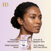 Hydrogel Face Mask Lavender Petals & Hyaluronic Acid Calming Mask Dead Sea Minerals Soothing Hydrating Mask Anti Stress Skin Care Firming Glow Mask