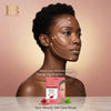 Hydrogel Face Mask Pomegranate & Hyaluronic Acid 25ml Moisturizing Sheet Mask Dead Sea Minerals Hydrating Anti Dry Skin Glow Boost Radiance Skin Care Mask
