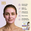 Anti-Aging Collagen Sheet Mask with Hyaluronic Acid Firming Face Mask Dead Sea Minerals Castor Oil Wrinkle Reducing Hydrating Skin Rejuvenation Mask 18ml