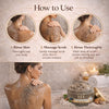 H&B Foaming Mud Sorbet Exfoliating Body Scrub With Dead sea salt and Body Oils- Coconut oil, Argan Oil- Shower scrub, Foot scrub Paraben Free - 450gr - Dead Sea Minerals